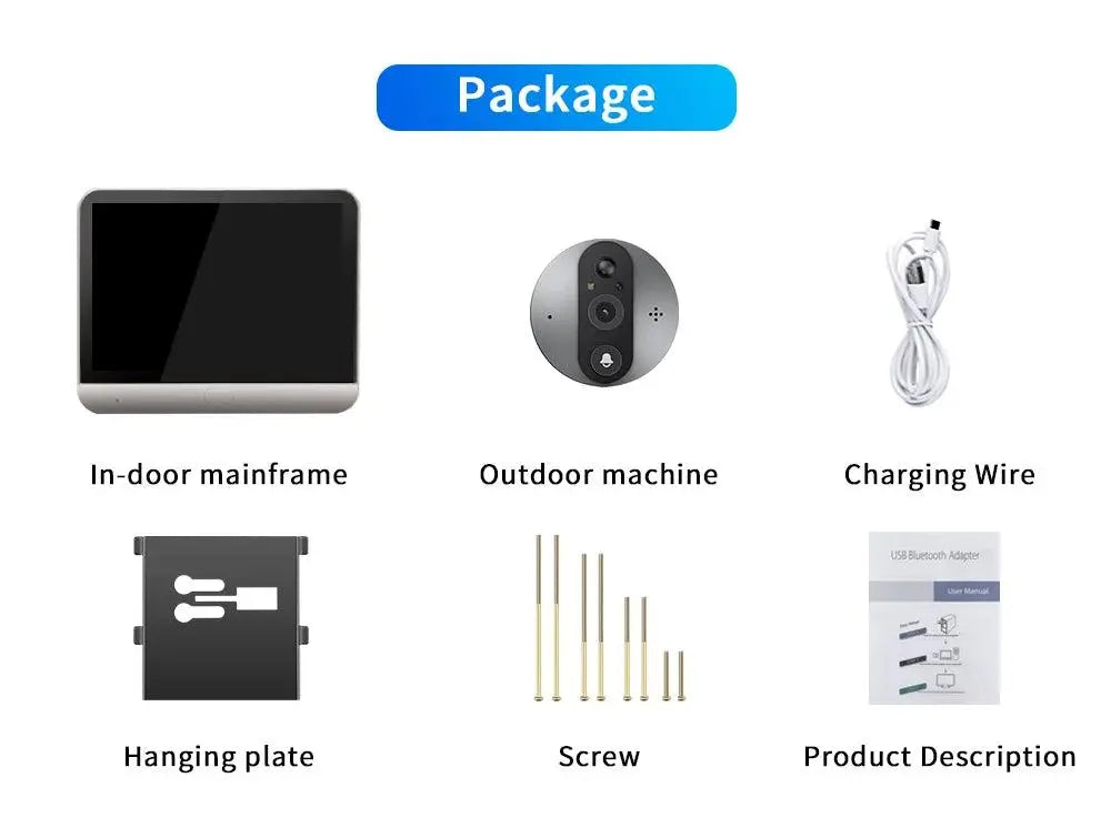 Smart Security-protection Door Peephole Camera "security door camera" - DomoSpace