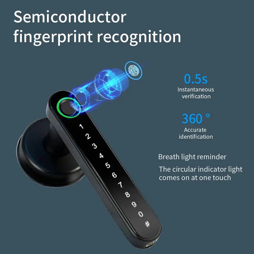 Bluetooth Smart Fingerprint Door Lock – Tuya/TTLOCK for Hotel, Apartment, Office - DomoSpace