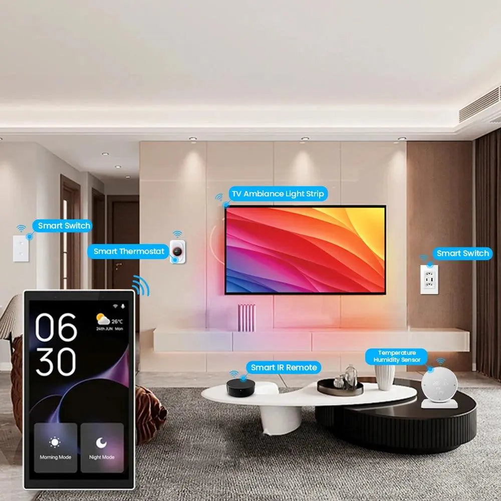 Touch Interaction Smart Central Control Panel - Seamless Control for All Smart Devices - DomoSpace