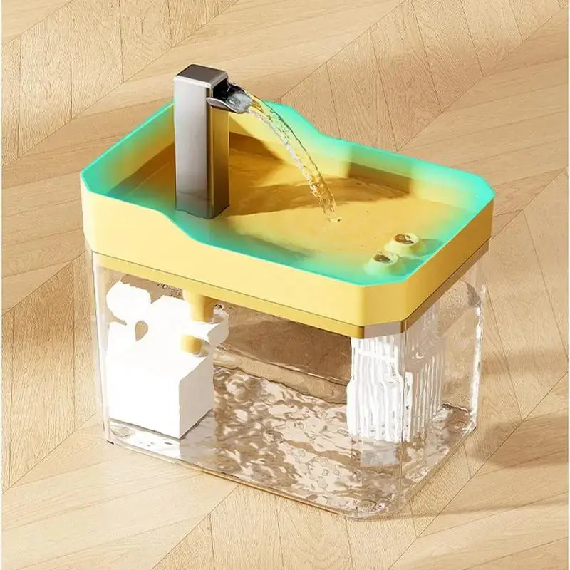 Transparent Automatic Cat Water Fountain - DomoSpace