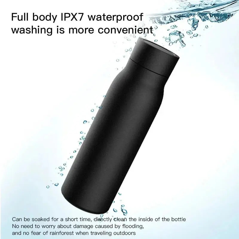 Tuya Bluetooth Smart Water Bottle Drinking Reminder Temperature Display Water Consumption Record Warm and Cold Insulation Bottle - DomoSpace