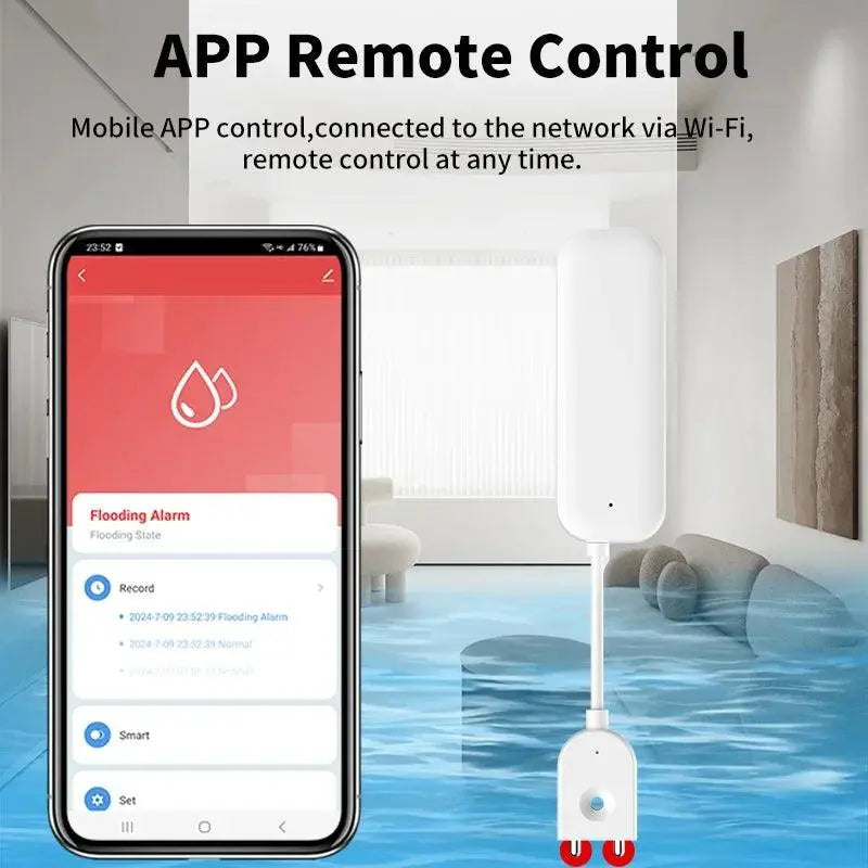 Tuya Smart WIFI Water Leakage Sensor Alarm - DomoSpace