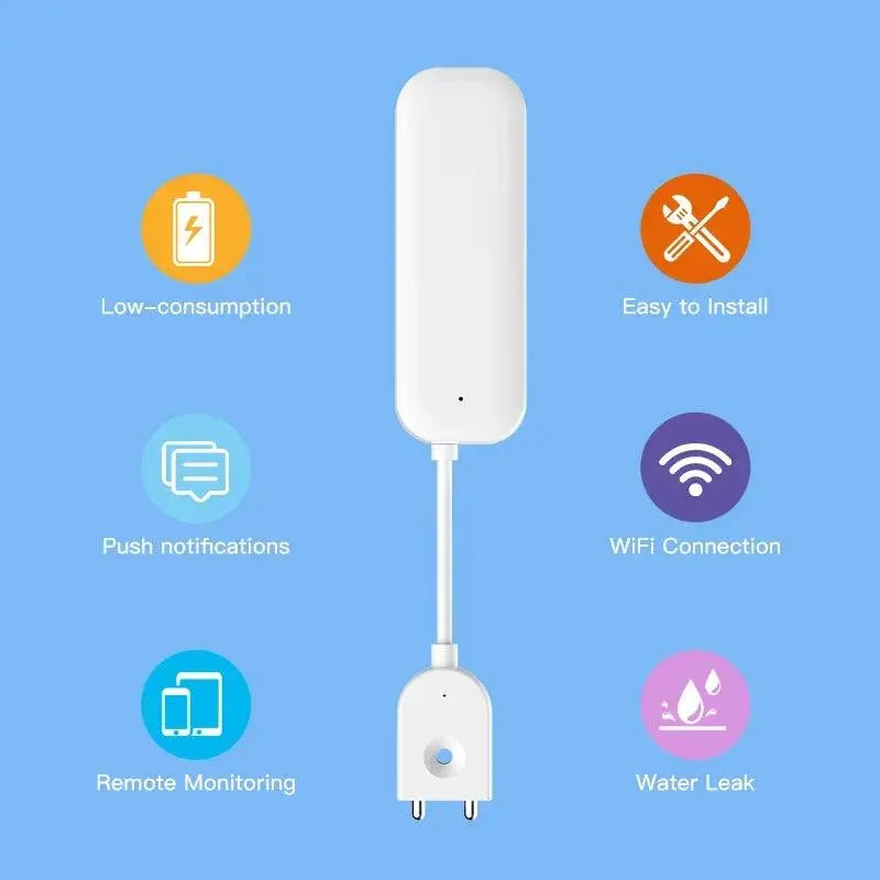 Tuya Smart WIFI Water Leakage Sensor Alarm - DomoSpace