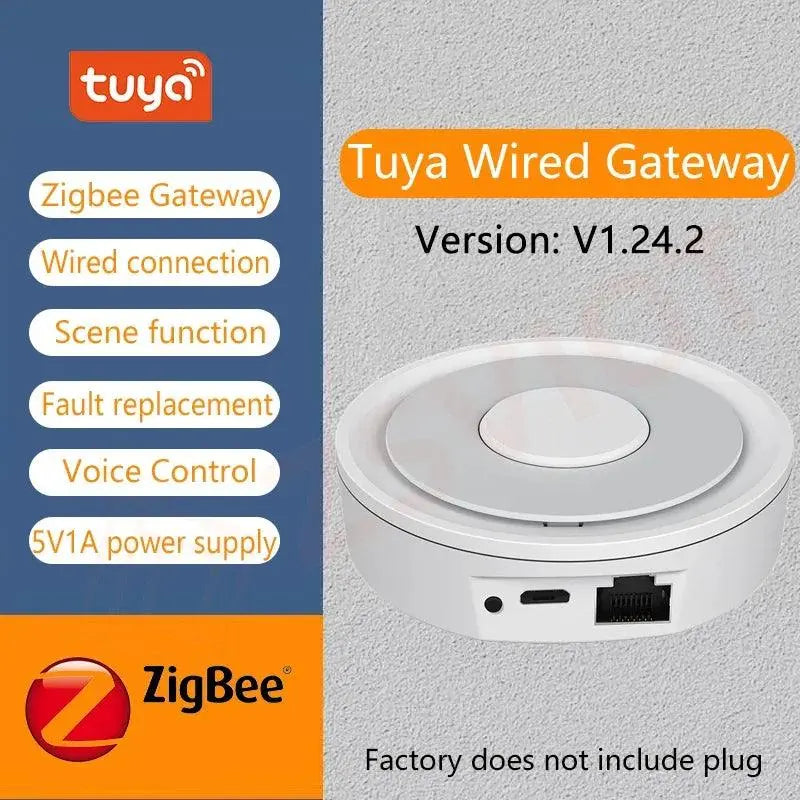 Tuya Smart Zigbee Switch With Weather time display Human body induction function 4 Gang Wall Light Button Switch remote control - DomoSpace