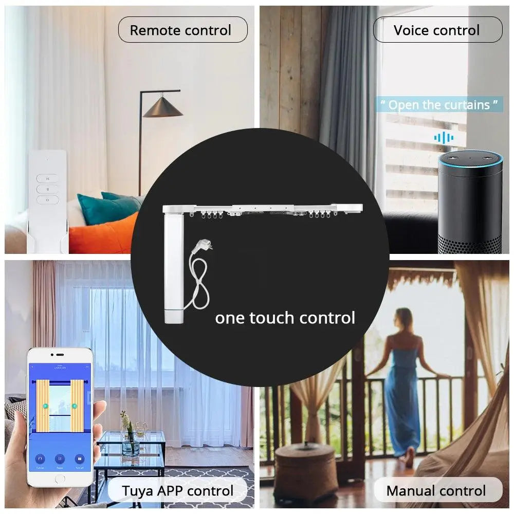 Tuya Wi-Fi Smart Curtain Track Blind Motor - DomoSpace