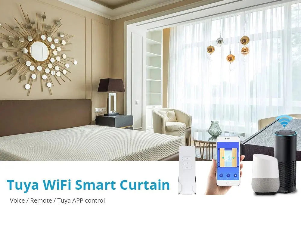 Tuya Wi-Fi Smart Curtain Track Blind Motor - DomoSpace