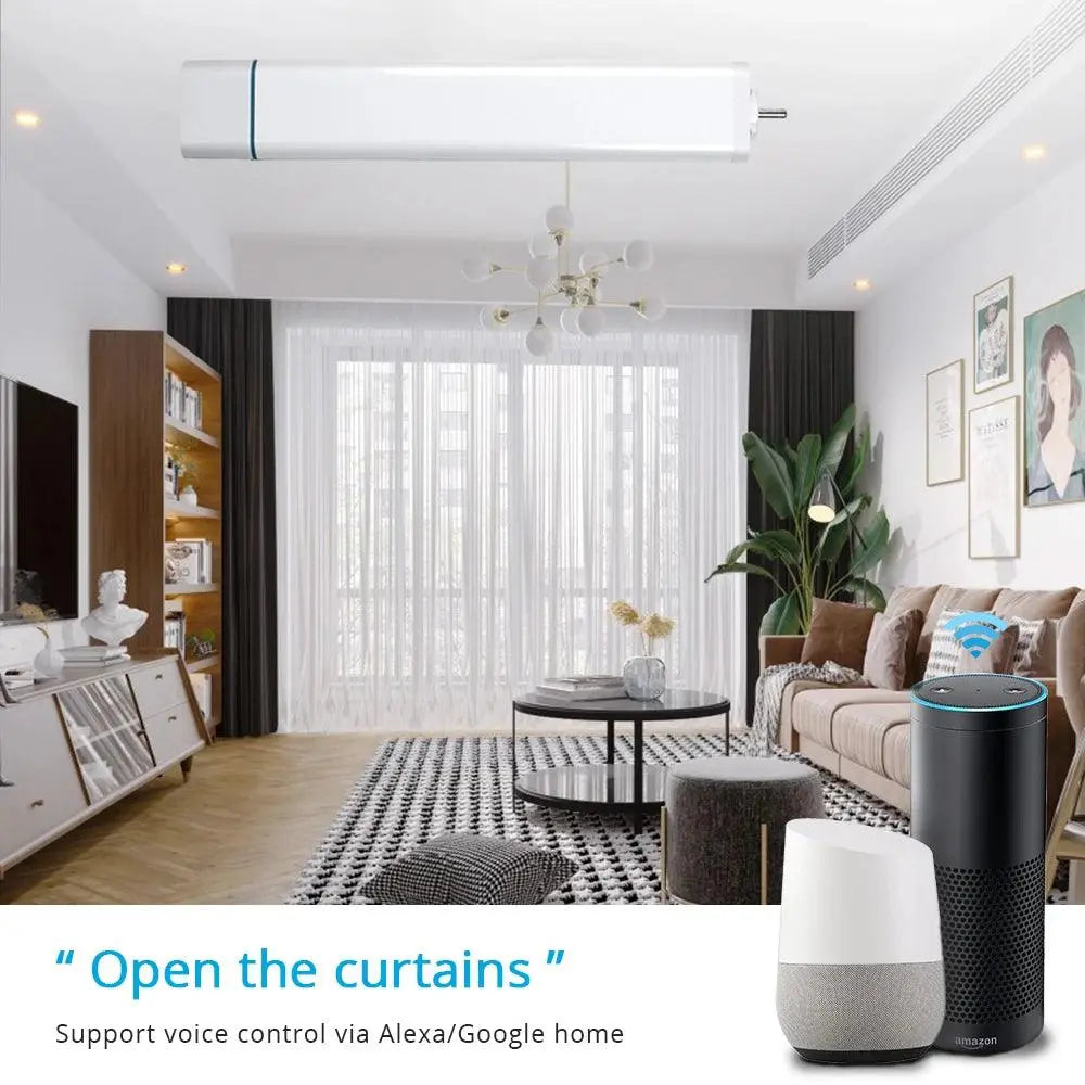 Tuya Wi-Fi Smart Curtain Track Blind Motor - DomoSpace