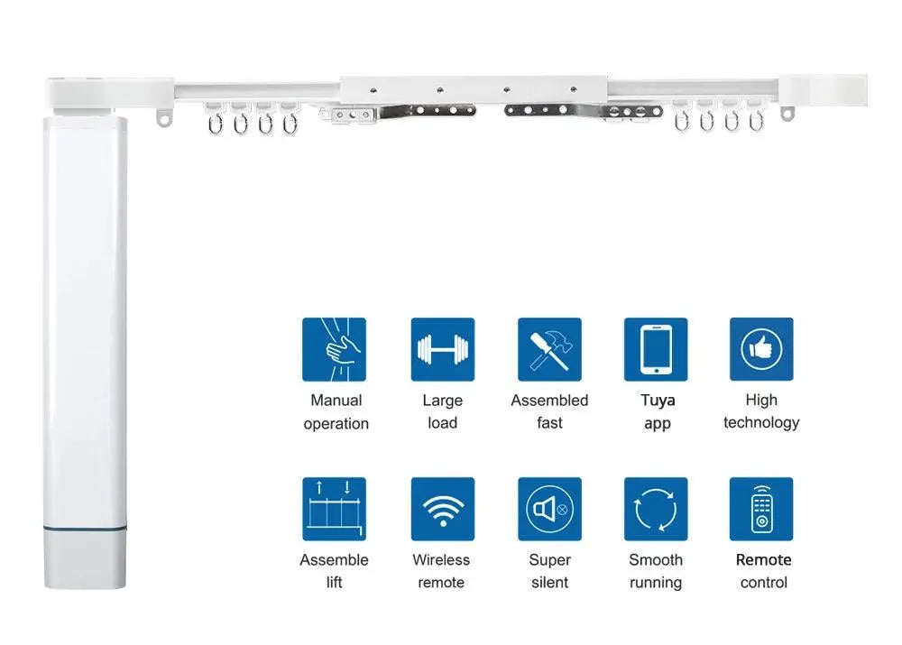 Tuya Wi-Fi Smart Curtain Track Blind Motor - DomoSpace