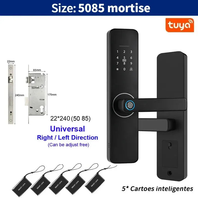 Tuya WiFi Smart Fingerprint Door Lock - DomoSpace