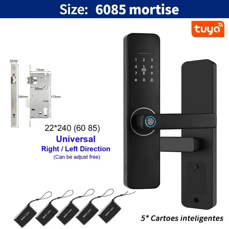 Tuya WiFi Smart Fingerprint Door Lock - DomoSpace