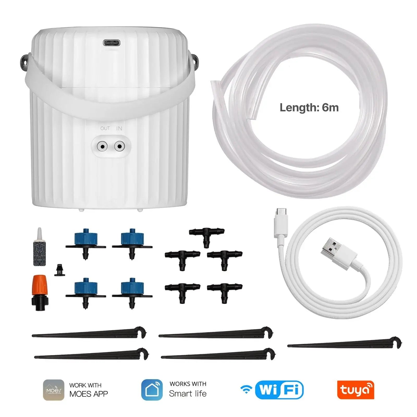 Tuya WiFi  ioT Watering Pump Timer Device - DomoSpace