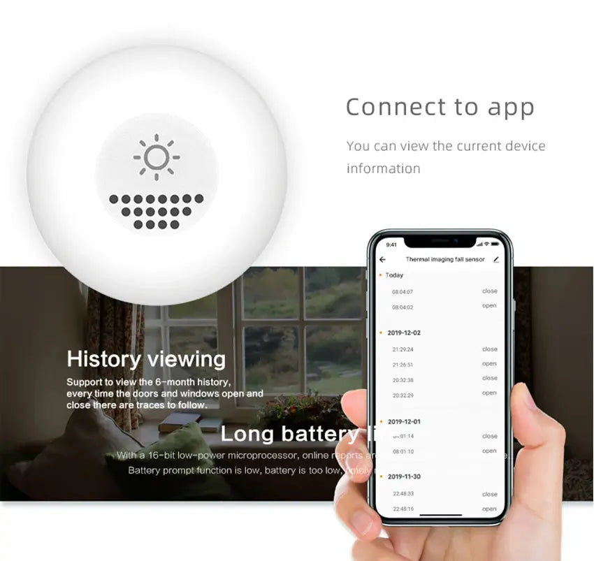 Tuya ZigBee Light Sensor Illumination Sensor Brightness Detector Smart Home Automation Linkage Control Work with Smart life APP - DomoSpace