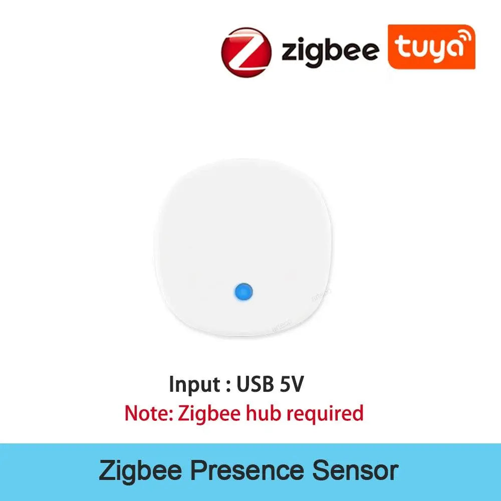 Tuya Zigbee Human Presence Detector WiFi Smart Life MmWave Radar Motion Sensor With Luminance Distance Detect Monitor Breathing - DomoSpace