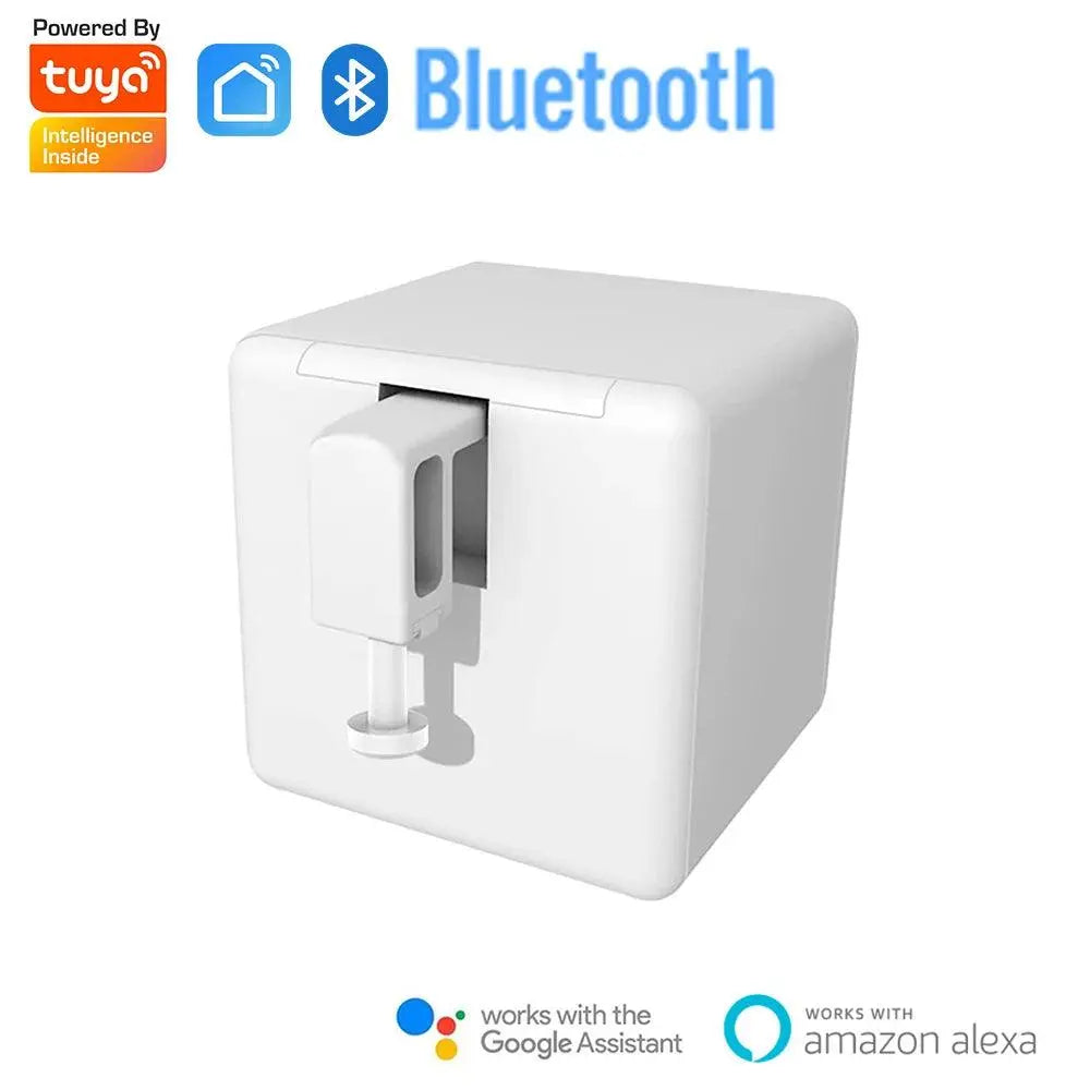 Tuya Zigbee Smart Finger bot Plus Switch Button Pusher Touch Arms Bluetooth Finger Robot Work with Alexa Google Alice Smart Life - DomoSpace