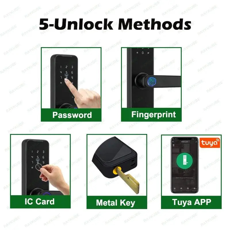 Unlocking Keyless K7 Pro Electronic Door Lock - DomoSpace