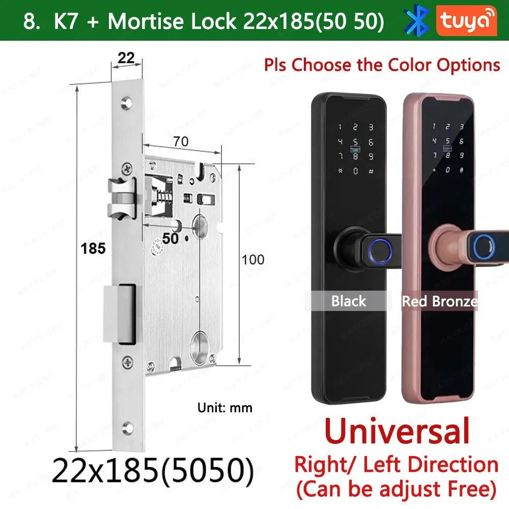 Unlocking Keyless K7 Pro Electronic Door Lock - DomoSpace