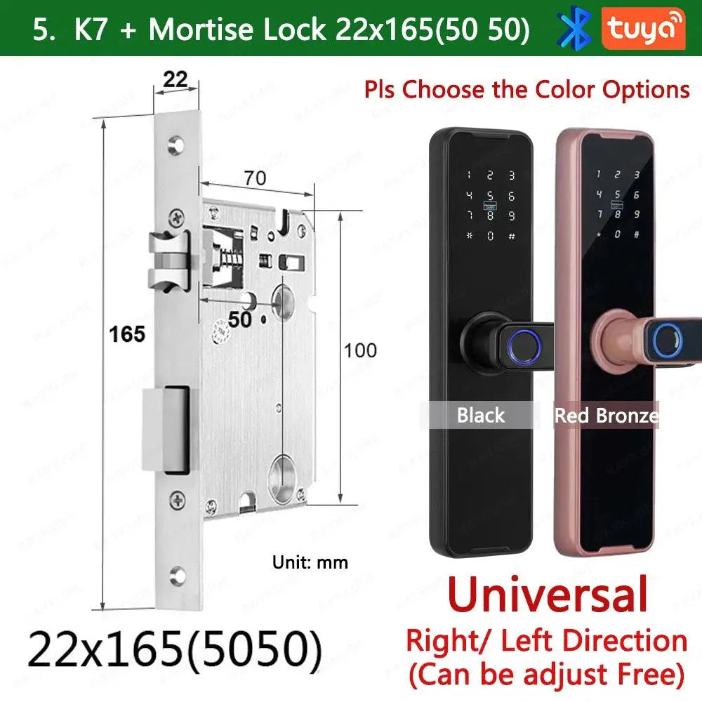 Unlocking Keyless K7 Pro Electronic Door Lock - DomoSpace