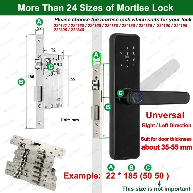 Unlocking Keyless K7 Pro Electronic Door Lock - DomoSpace