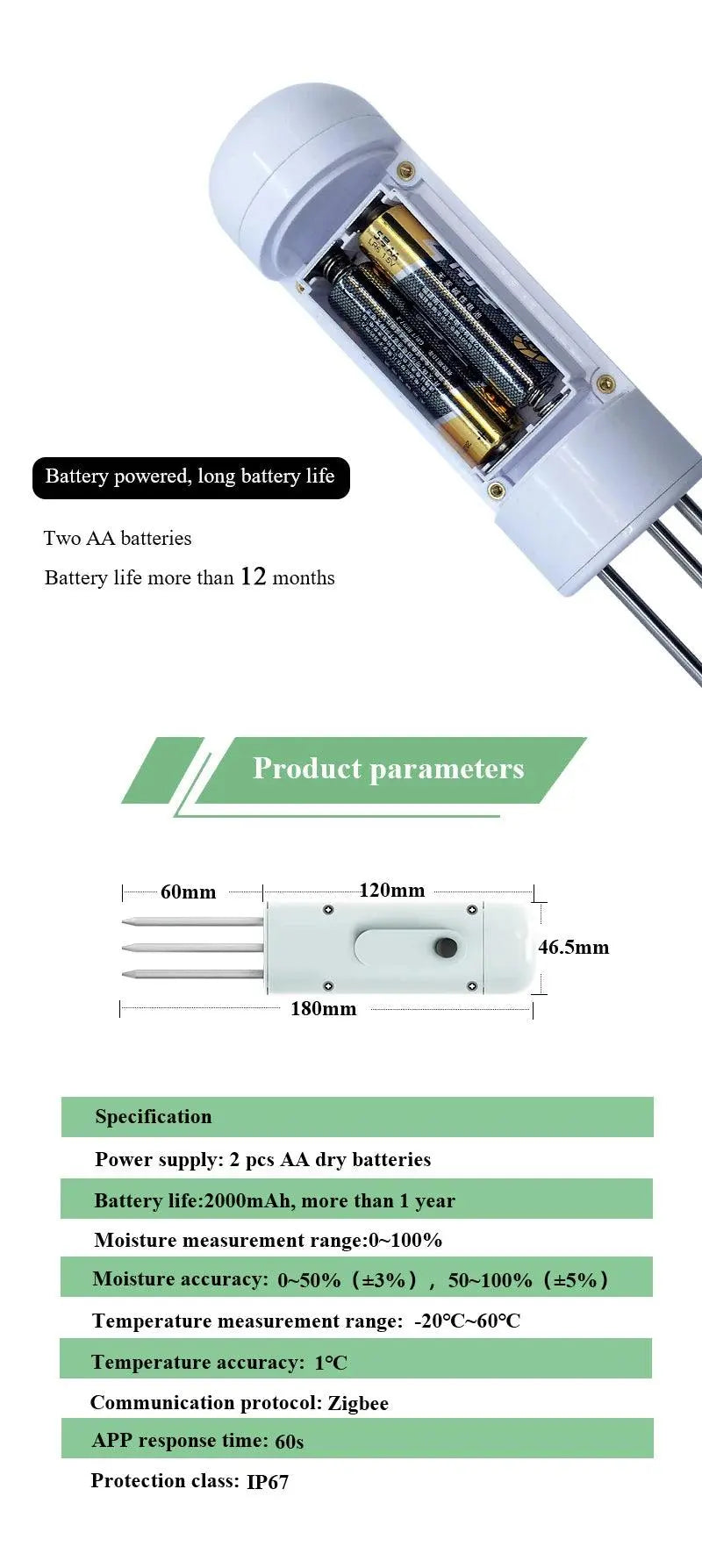 Waterproof Garden Automation Irrigation Detector - DomoSpace