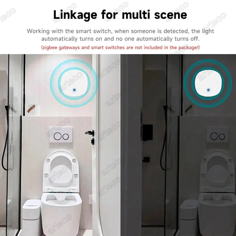 Wave Radar Motion Sensor With Luminance Distance "motion detection" - DomoSpace