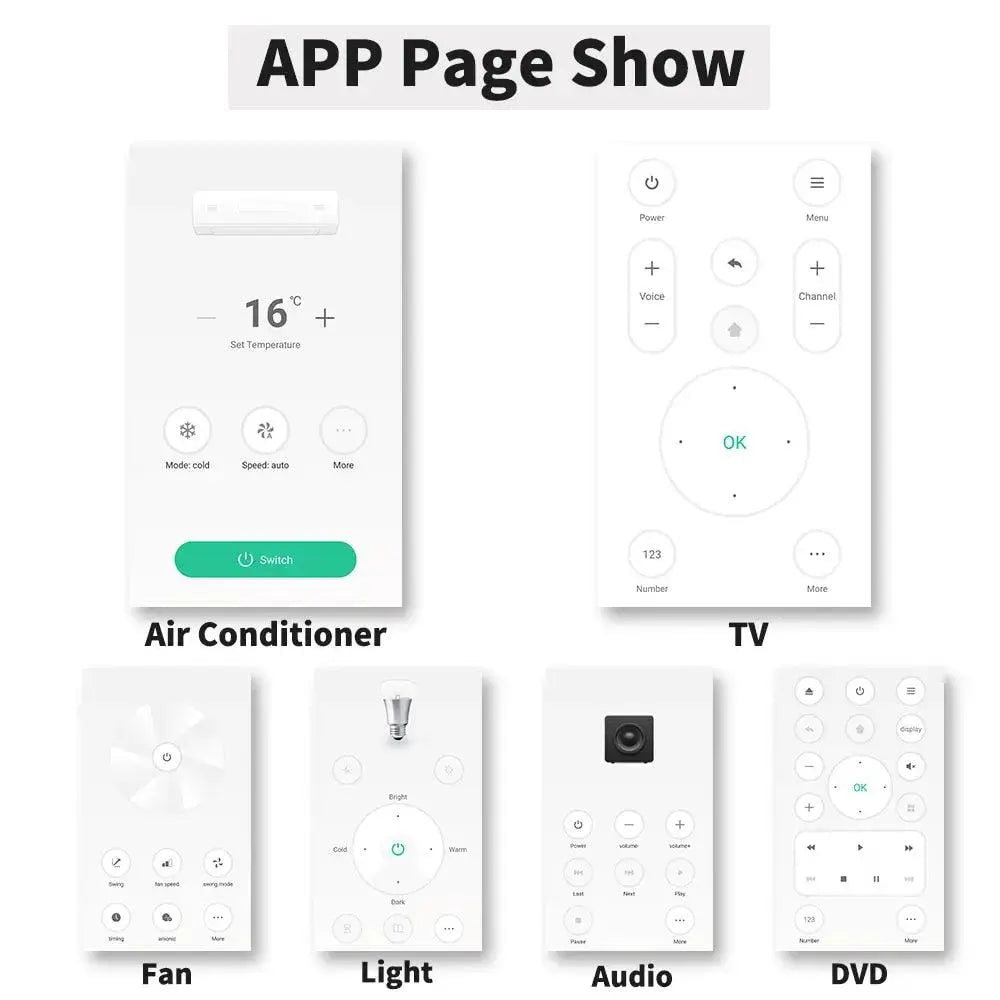 WiFi &amp; IR Universal AC Remote – Voice-Controlled Smart Remote for Alexa &amp; Google Home - DomoSpace