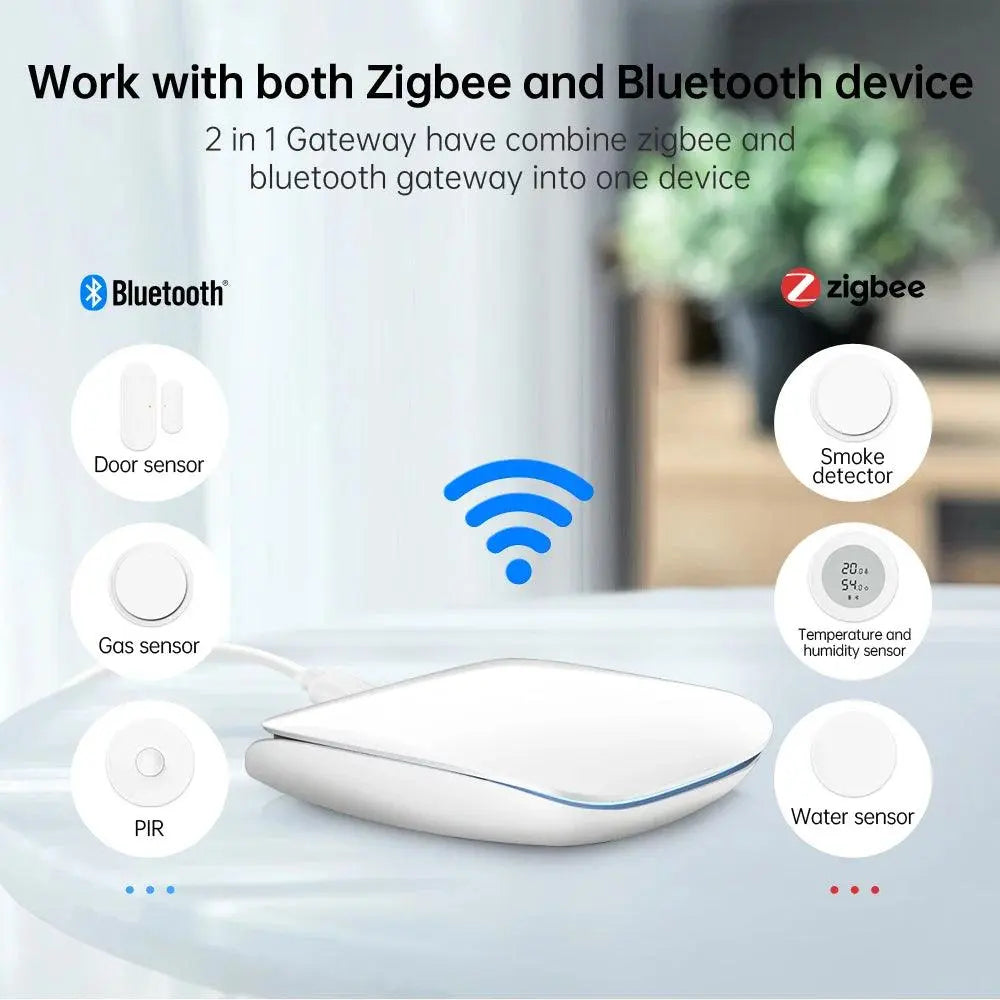 2 in 1 Wireless /Wired Gateway Hub Smart Home Bridge - DomoSpace