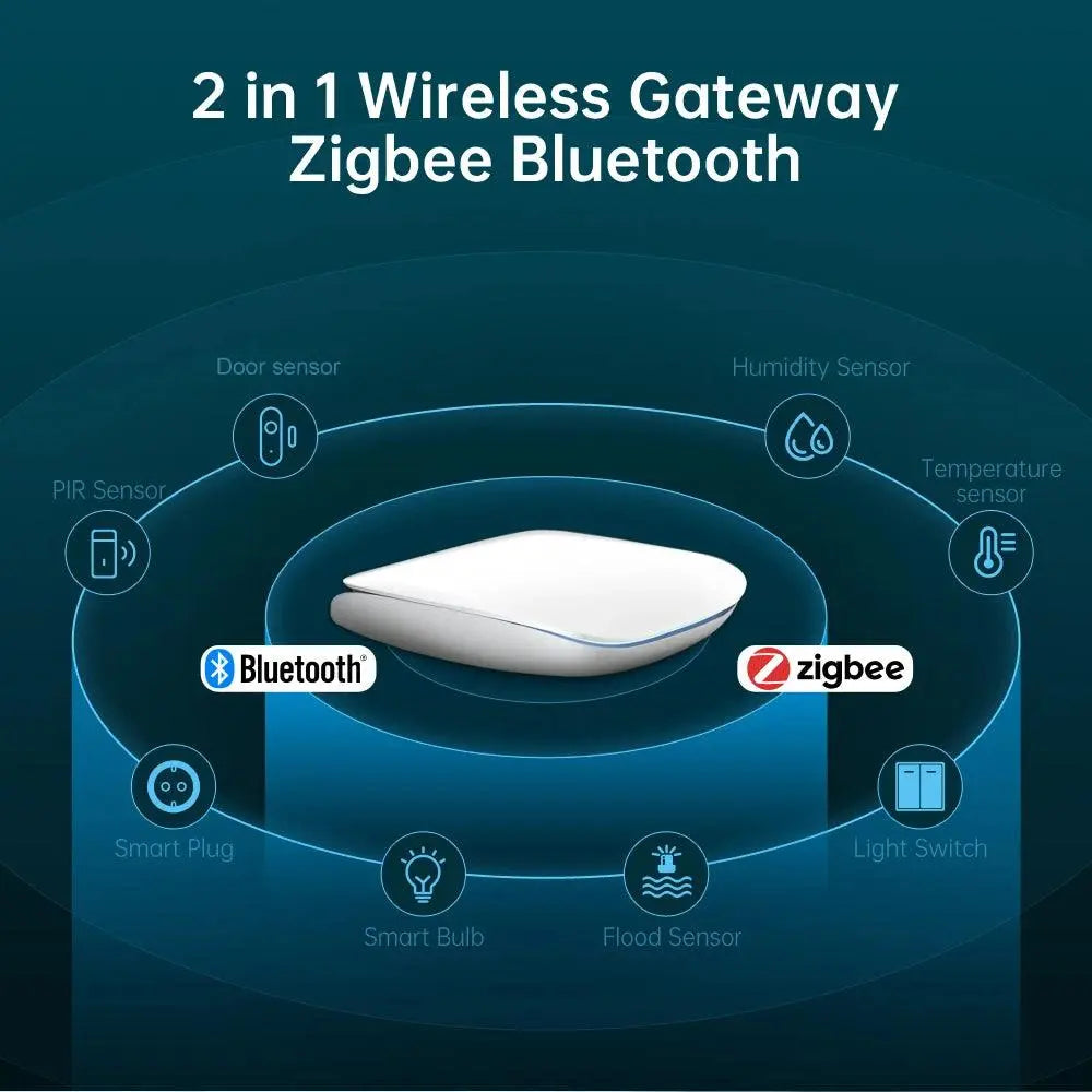 2 in 1 Wireless /Wired Gateway Hub Smart Home Bridge - DomoSpace