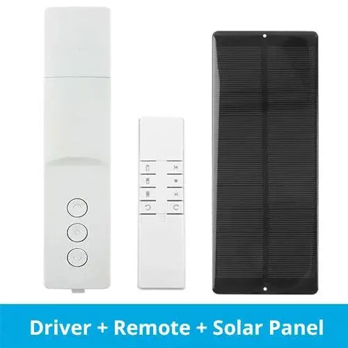 Zemismart New Update Tuya Zigbee Smart Roller Shade Driver Solar Panel Blinds Motor Power By Battery Alexa Google Home Yandex - DomoSpace