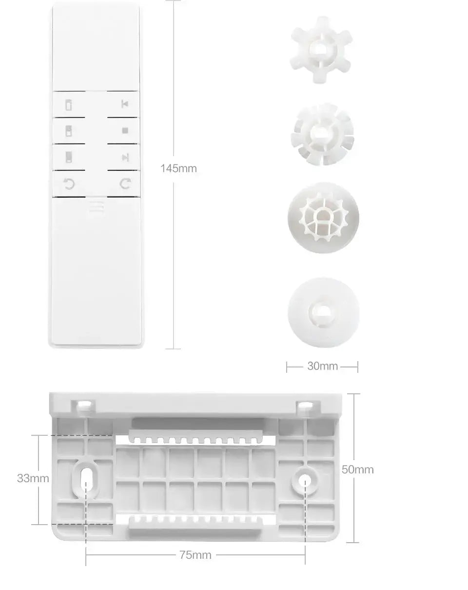 Zemismart New Update Tuya Zigbee Smart Roller Shade Driver Solar Panel Blinds Motor Power By Battery Alexa Google Home Yandex - DomoSpace