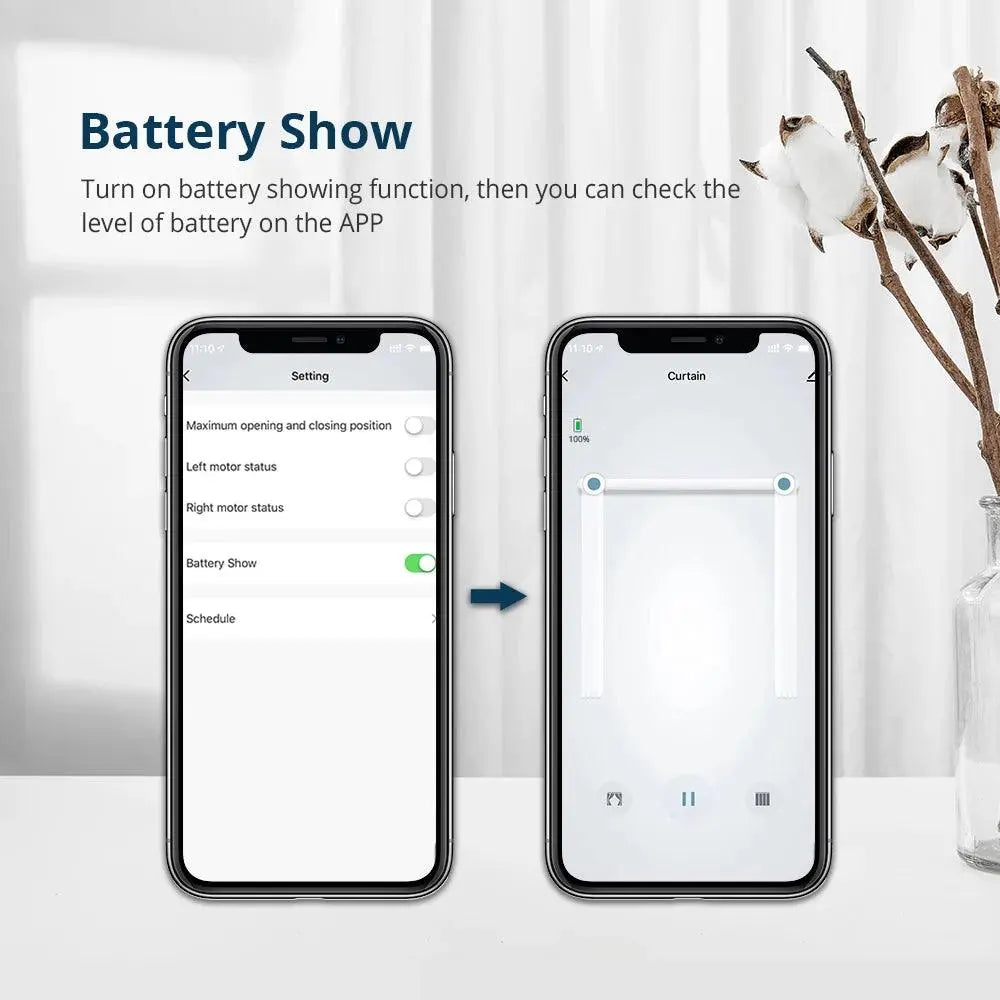 Zemismart Tuya WiFi Smart Robot Driver Auto Curtain Motor - Effortless Control for I Rail, U Rail, and Roman Rod Curtains - DomoSpace