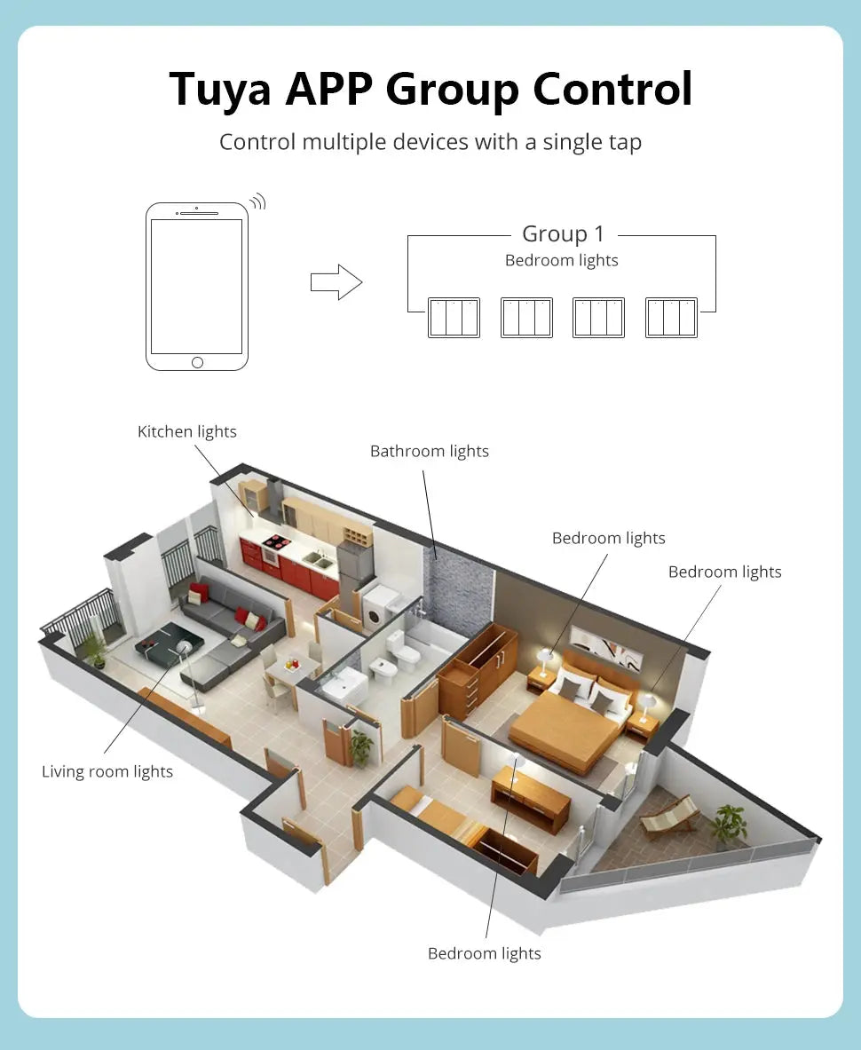 Zemismart Zigbee Smart Wall Light Switch 1 2 3 4 Gangs Black Interruptor With Neutral Alexa Google Home Tuya Smartthings - DomoSpace